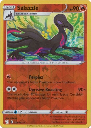 Battle Styles 028/163 Salazzle (Reverse Holo)