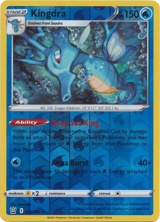 Battle Styles 033/163 Kingdra (Holo)