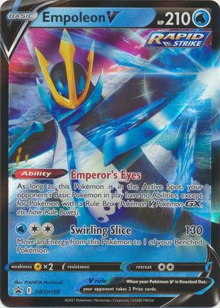 Sword & Shield Promo SWSH108 Empoleon V (Half Art)