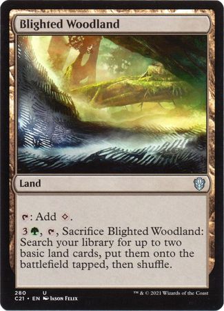 Commander 2021 280 Blighted Woodland