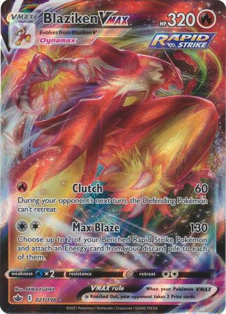 Chilling Reign 021/198 Blaziken VMAX (Full Art)