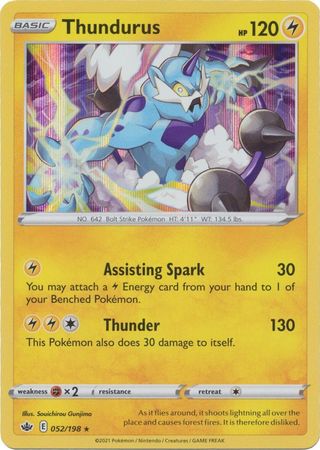 Chilling Reign 052/198 Thundurus (Holo)