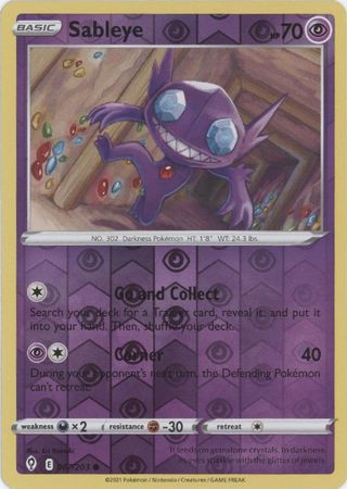 Evolving Skies 067/203 Sableye (Reverse Holo)