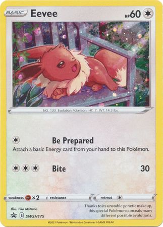 Sword & Shield Promo SWSH175 Eevee (Cosmos Holo)