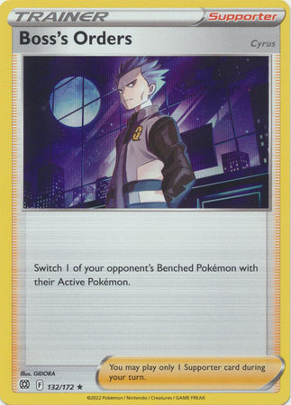 Brilliant Stars 132/172 Boss's Orders (Cyrus) (Holo)