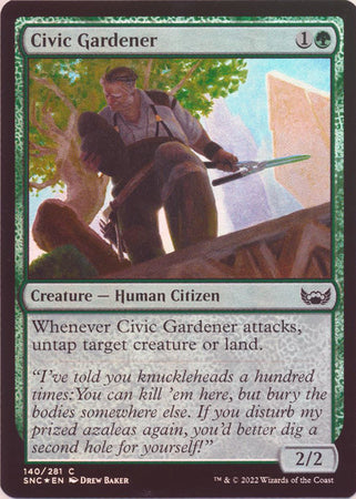 Streets of New Capenna 140/281 Civic Gardener (Foil)
