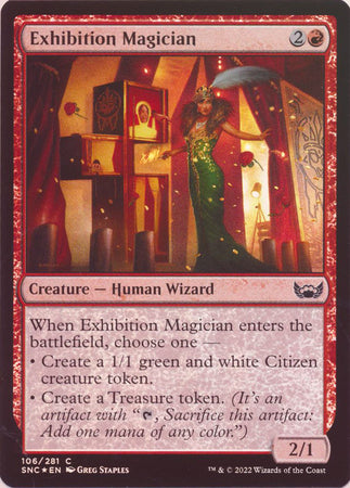 Streets of New Capenna 106/281 Exhibition Magician (Foil)
