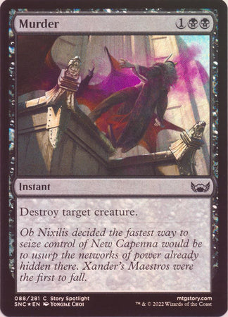 Streets of New Capenna 088/281 Murder (Foil)