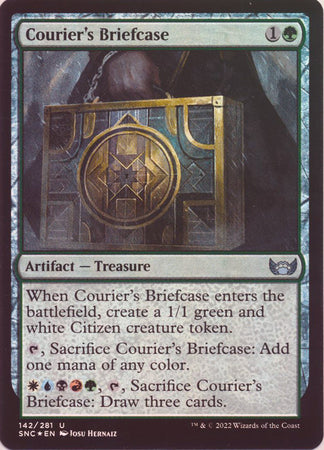 Streets of New Capenna 142/281 Courier's Briefcase (Foil)