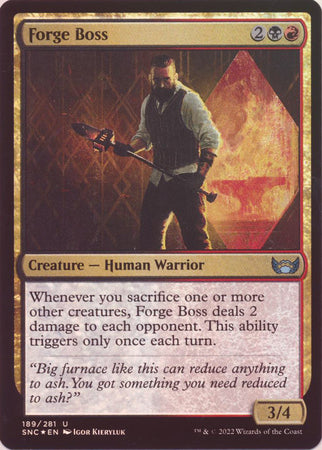Streets of New Capenna 189/281 Forge Boss (Foil)