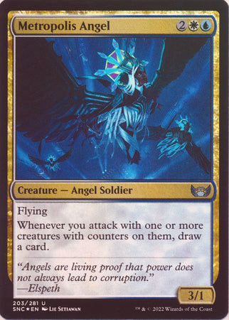 Streets of New Capenna 203/281 Metropolis Angel (Foil)