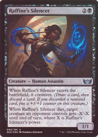 Streets of New Capenna 090/281 Raffine's Silencer (Foil)