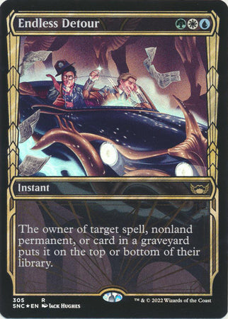 Streets of New Capenna 305 Endless Detour (Golden Age Frame)(Foil)