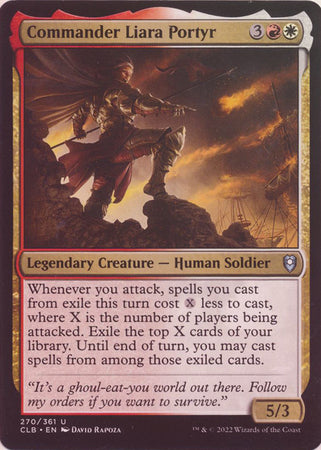 Battle for Baldur's Gate 270/361 Commander Liara Portyr (Foil)
