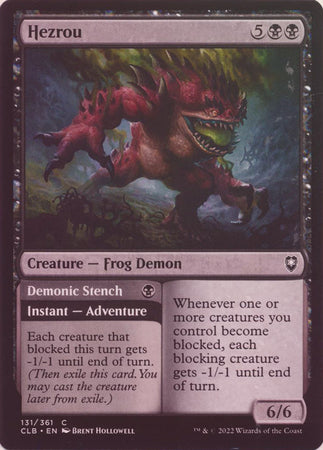Battle for Baldur's Gate 131/361 Hezrou//Demonic Stench (Foil)