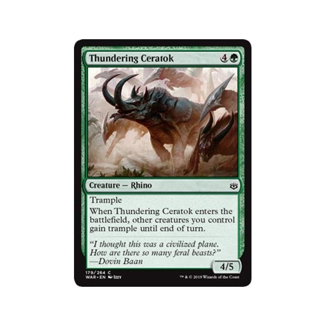 War of the Spark 179/264 Thundering Ceratok