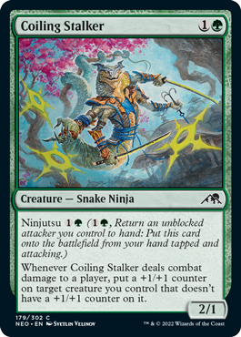 Kamigawa: Neon Dynasty 179/302 Coiling Stalker