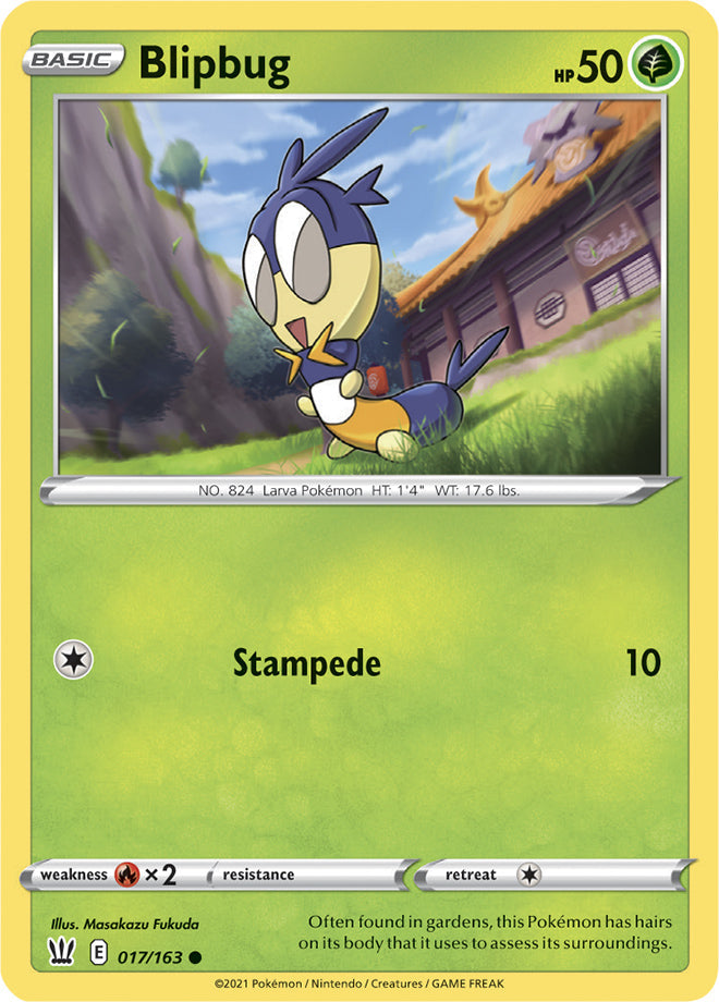 Battle Styles 017/163 Blipbug (Reverse Holo)