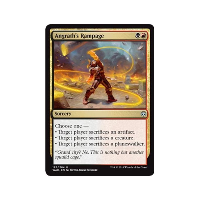 War of the Spark 185/264 Angrath's Rampage