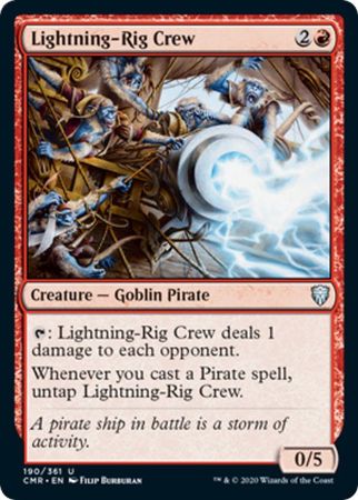 Commander Legends 190/361 Lightning-Rig Crew