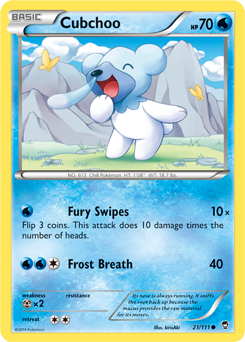 Furious Fists 021/111 Cubchoo