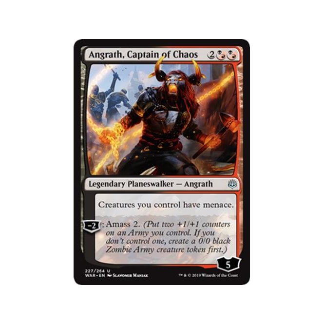 War of the Spark 227/264 Angrath, Captain of Chaos
