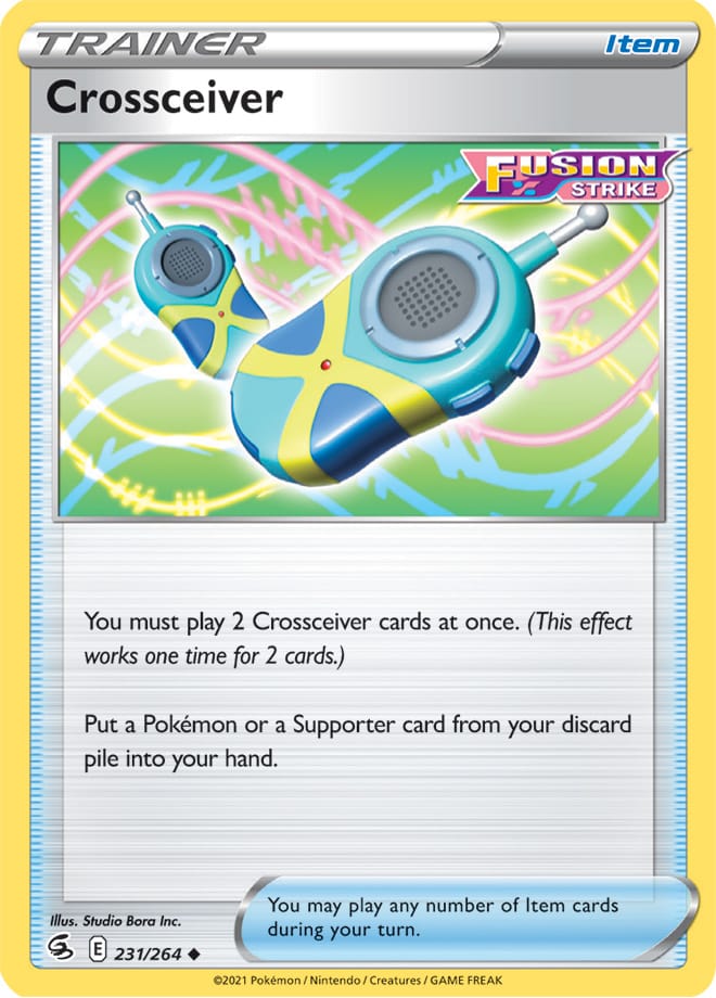 Fusion Strike 231/264 Crossceiver (Reverse Holo)
