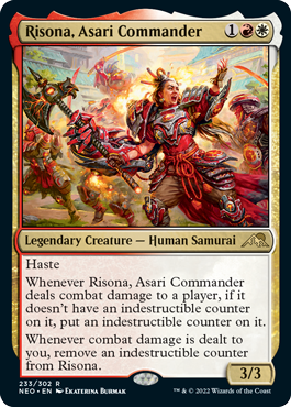 Kamigawa: Neon Dynasty 233/302 Risona, Asari Commander