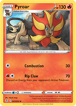 Evolving Skies 023/203 Pyroar