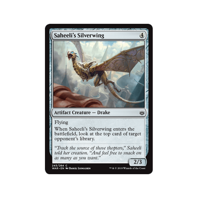 War of the Spark 243/264 Saheeli's Silverwing