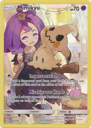 Cosmic Eclipse 245/236 Mimikyu (Secret Rare Full Art)
