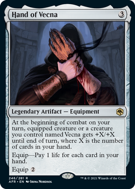 Adventures in the Forgotten Realms 246/281 Hand of Vecna