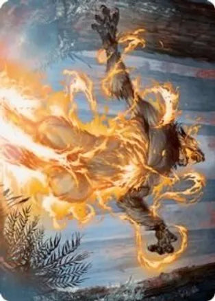 Innistrad Midnight Hunt Art Series 42/81 Burn the Accursed - David Auden Nash