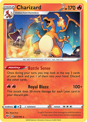 Vivid Voltage 025/185 Charizard