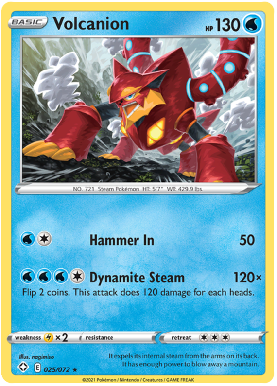 Shining Fates 025/072 Volcanion