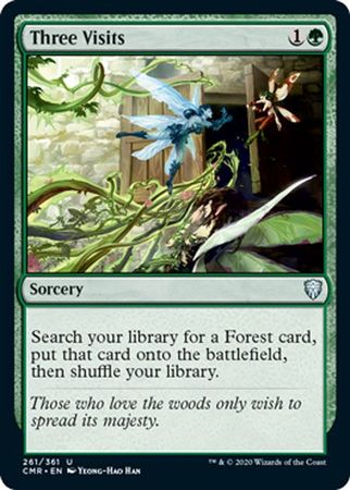 Commander Legends 261/361 Three Visits