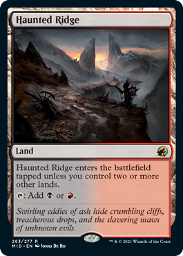 Innistrad: Midnight Hunt 263/277 Haunted Ridge