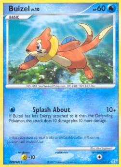 DP Trainer Set 01/12 Buizel (Blue)