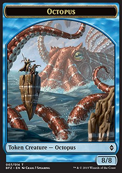 Octopus 007/014 Battle for Zendikar Token