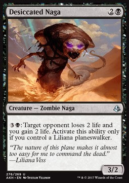 Amonkhet 276/269 Desiccated Naga