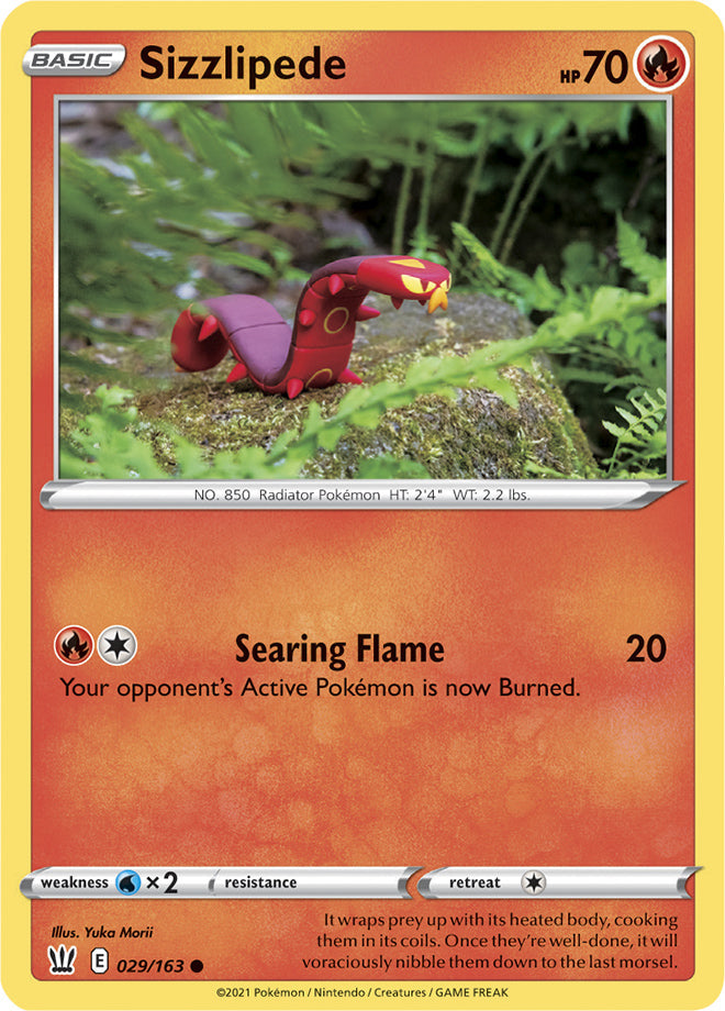 Battle Styles 029/163 Sizzlipede