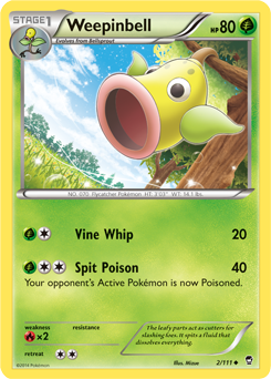 Furious Fists 002/111 Weepinbell