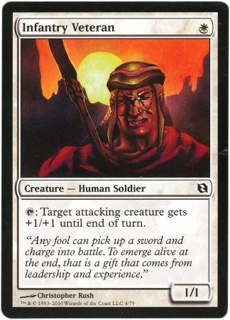 Duel Decks: Elspeth vs. Tezzeret 04/79 Infantry Veteran