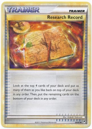 Call Of Legends 84/95 Resesrch Record