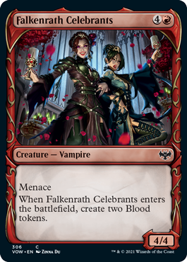 Innistrad: Crimson Vow 306 Falkenrath Celebrants (Fang Frame)