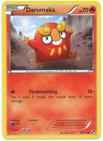Black & White 023/114 Darumaka (Reverse Holo)
