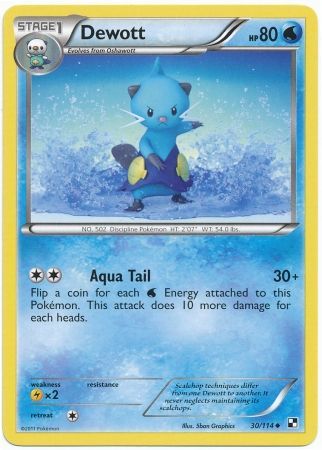 Black & White 030/114 Dewott