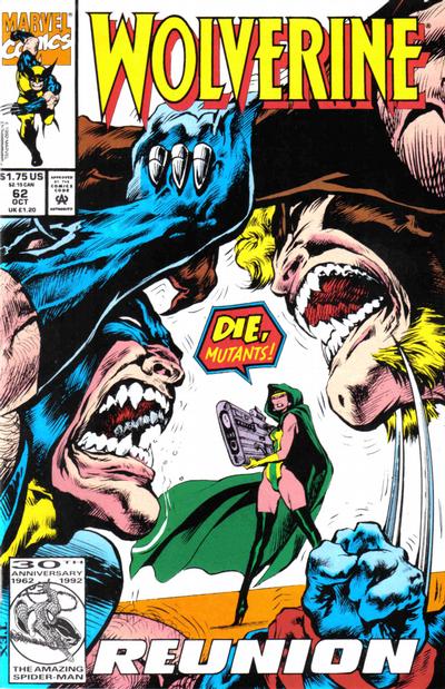 Wolverine #62 Marvel Comics (1988)