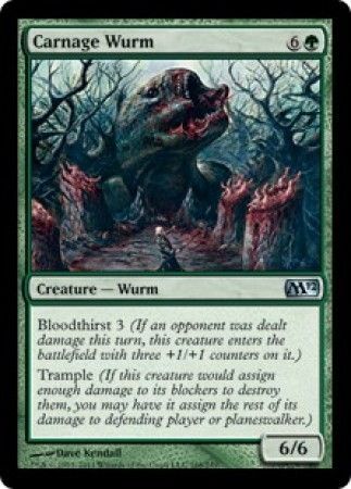 Magic 2012 168/249 Carnage Wurm