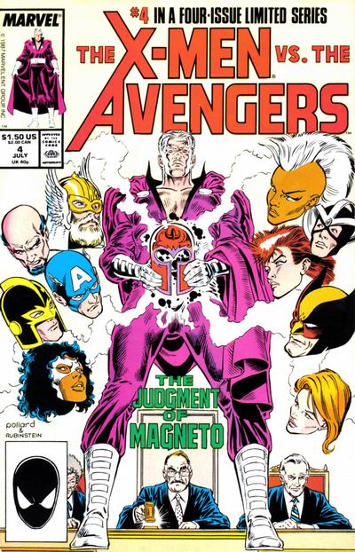 The X-men Vs The Avengers #4 Marvel Comics (1987)